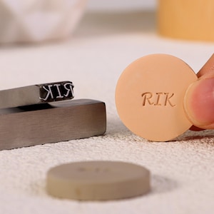 Sello de firma personalizado para cerámica / Sello pequeño para arcilla y miniherramientas de cerámica / Marca de fabricante personalizada para creaciones únicas