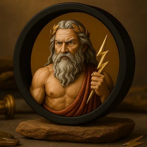 Zeus Ear Plugs: Hand-Painted Gothic Gauges