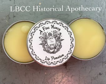 Gent Chap Stick Guy Honey Lip Balm - Rugged Gent A Fine Honey Lip Salve- Lip Balm Historical Label Lip Balm Chapstick