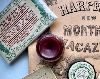 Spring 1857 Godey's Ladies Book Lip Tint: Historical Mutton Tallow Balm