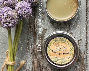 Mrs Bennet's Anxiety Balm An All Natural Calming Relaxing Herbal Remedy For Anxiety Relief Calm Balm Sleeping Balm Calming Balm