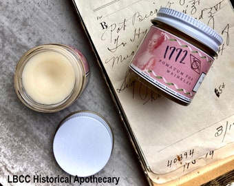 1772 Lily Pomatum for Wrinkles: Historical Skin Salve