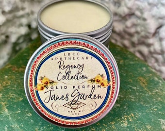 Solide parfum Jane Austen's Garden Cruelty-Free Vegan Janite Gift Engelse kruidentuin Natuurlijk solide parfum