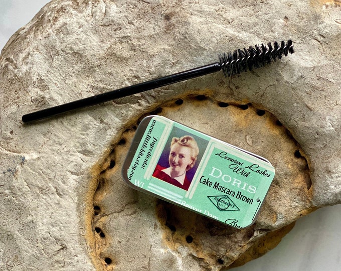 VEGAN 1920s 1930s Brown Vintage Cake Mascara Original Recipe Holiday