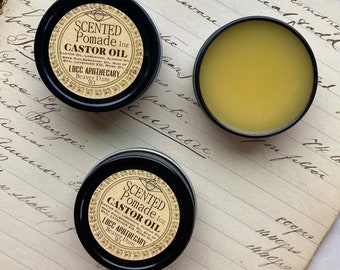 VEGETARIAN 1869 Civil War Castor Oil Pomade Hair Wax, Gell, Pomatum, Vegetarian Pomade