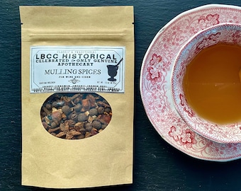Winter Vegan Organic Mulling Spices: Cider, Tea, Holiday Home Scent
