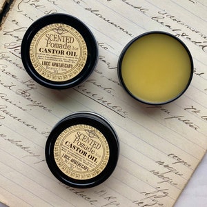 1869 Castor Oil Hair Pomade: Beeswax, Almond & Bergamot