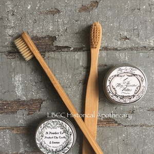 Wooden Toothbrush Biodegradable & Environmentally Friendly Toothbrush Soft Bristle Toothbrush Living History Toothbrush image 6