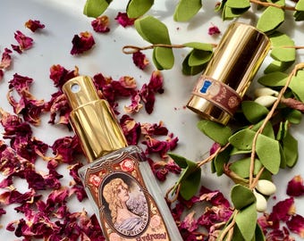 Rose Hydrosol Toner: 100% Pure Rosa Damascena, Victorian Label