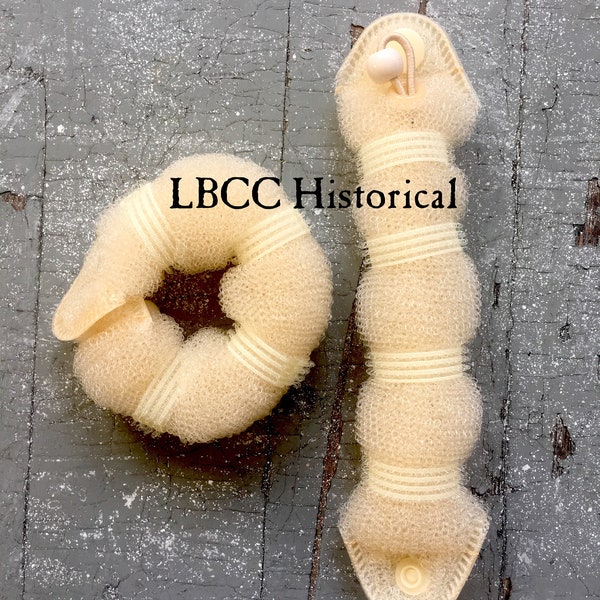 Long Hair Rats ~ Blond ~ Connecting Velcro Snap Hair Roll ~ Historical Hair Styles ~ Victorian ~ Edwardian ~ Victory Rolls ~ Hair Helpers