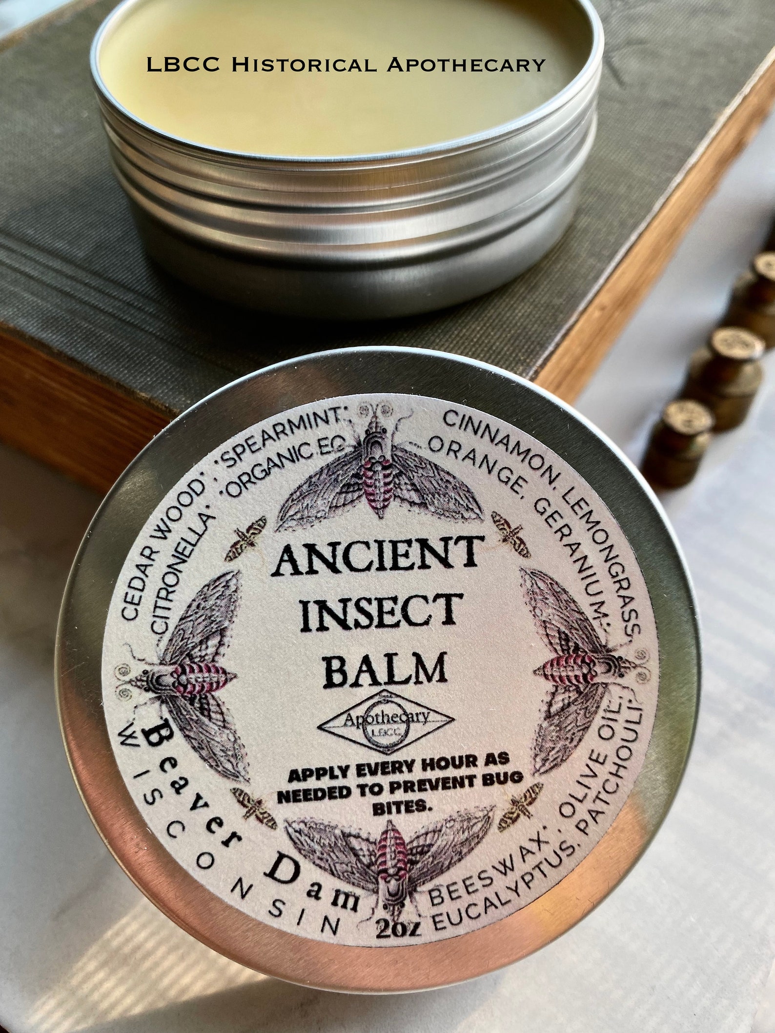 Insect Balm All Natural Bug Balm Insect Salve Natural Family Pet Safe Ancient Alchemy LBCC