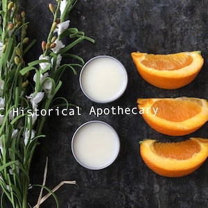 Pomada capilar de flor de naranja: pomada histórica del siglo XVIII
