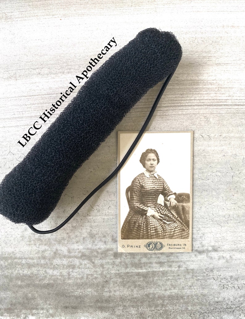 Edwardian Fashion, Clothing & Costumes 1900 – 1910s     Vintage Hair Roll Hair Helper Historical Hair Roll Hair Helper Classic Low Bun Hair Helper Vintage Hairstyling Tool Chignon $4.00 AT vintagedancer.com