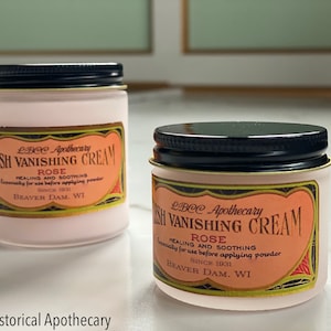 1931 Flesh Vanishing Cream Natural Foundation Cream Vintage Skin Care Vintage Makeup,Makeup Primer Makeup Best image 10