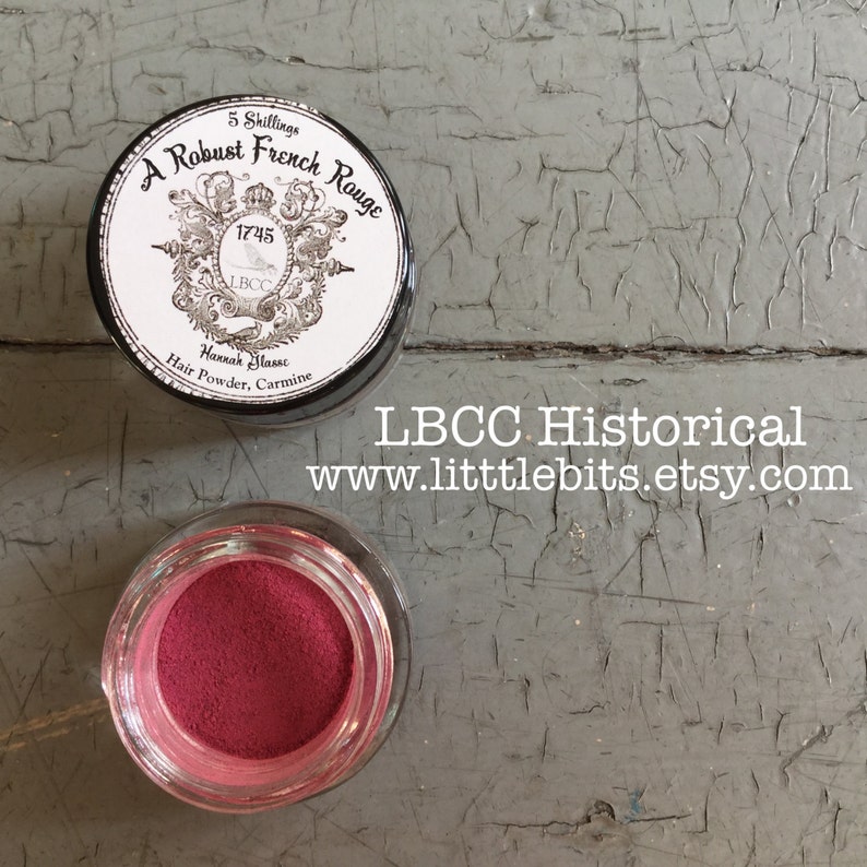 Natural Blush A Robust French Rouge Blush Berry Powder Blush Natural Pigment Blush Historical Makeup image 2