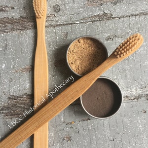Wooden Toothbrush Biodegradable & Environmentally Friendly Toothbrush Soft Bristle Toothbrush Living History Toothbrush image 5
