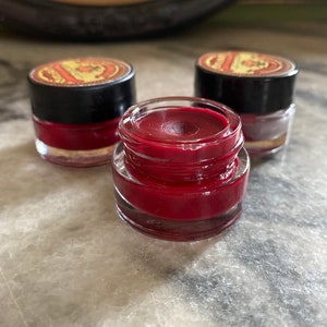 1811 Red Rouge Pomatum Red Cream Lip Tint Lip Gloss Cream Blush Jane Austen Lipstick, LipTint Red Lip Red Blush Gift image 7