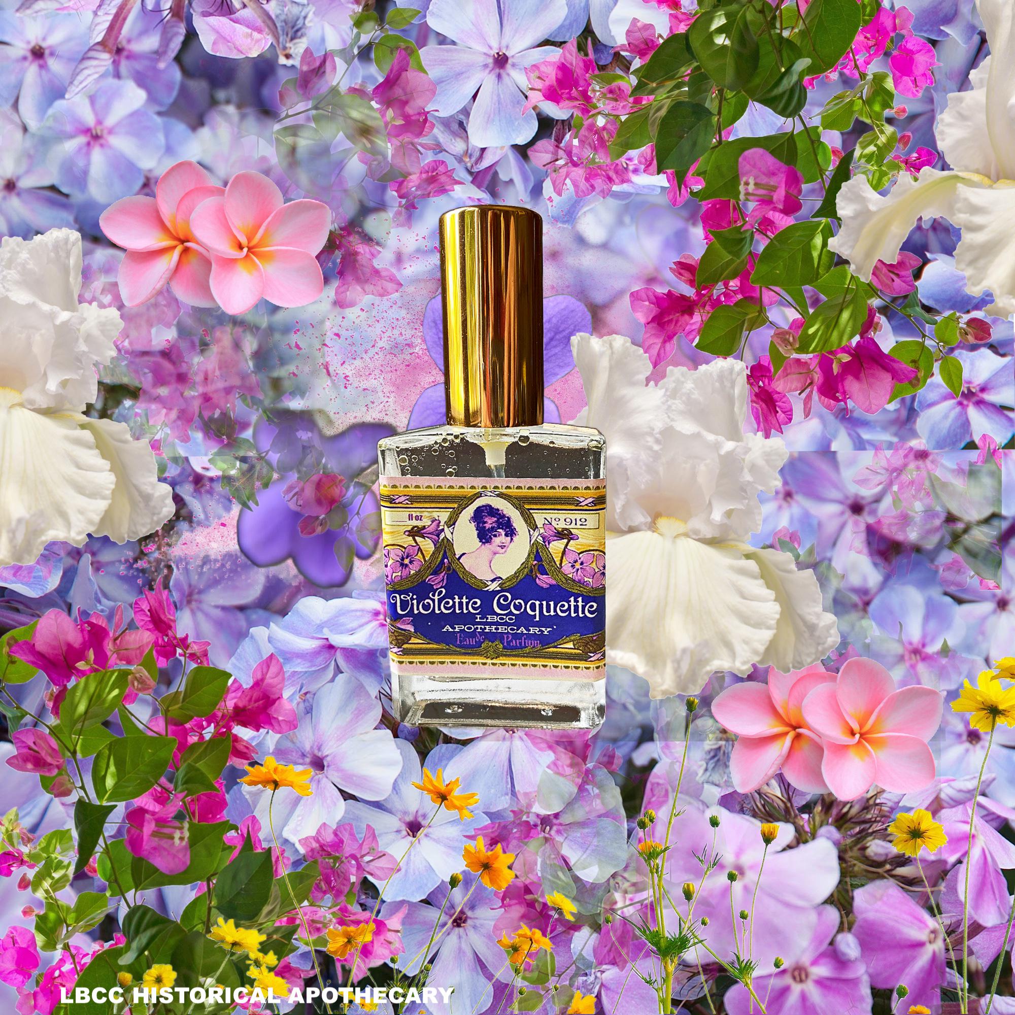 1920s  Miro Dena VIOLETTE DELICIEUSE　香水瓶 1920s Violette Coquette Eau De Parfum: Vegan Spring Violet Perfume