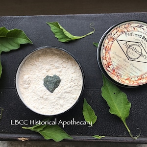 Vegan Perfumed Body Powder: 1772 Historical Recipe