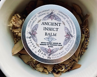 Insect Balm All Natural Bug Balm Insect Salve Natural Family Pet Safe Ancient Alchemy LBCC Historical