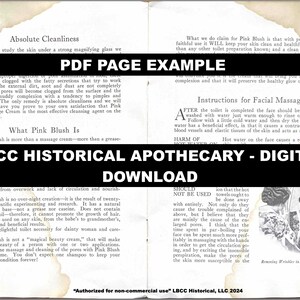 DIGITAL DOWNLOAD 1910 Beauty and Health Historical Health Exercises & Skin Care Advertising image 4