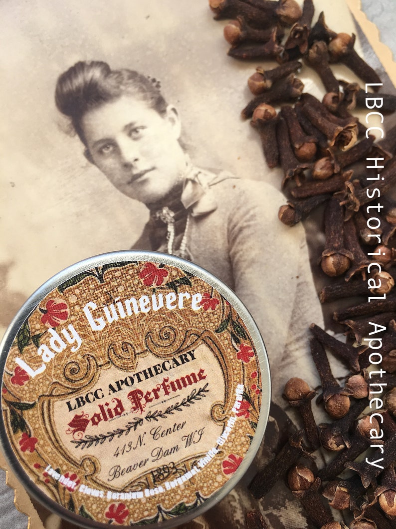 Victorian Makeup Guide & Beauty Products History     Vegan Solid Perfume 1893 Victorian Recipe Lady Guinevere Spicy Dark Sensuous Solid Perfume  AT vintagedancer.com