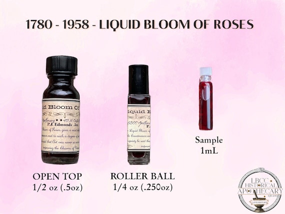 Vintage Liquid Bloom of Roses Lip & Cheek Stain: 1896 Recipe