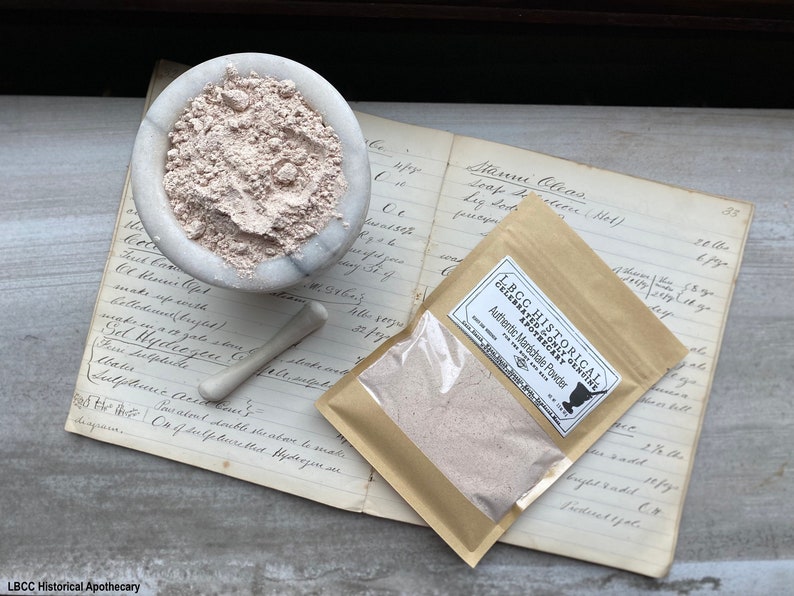 Maréchale Hair & Body Powder Historical Recipe Powdered Hair No Poo Natural Hair Powder image 1