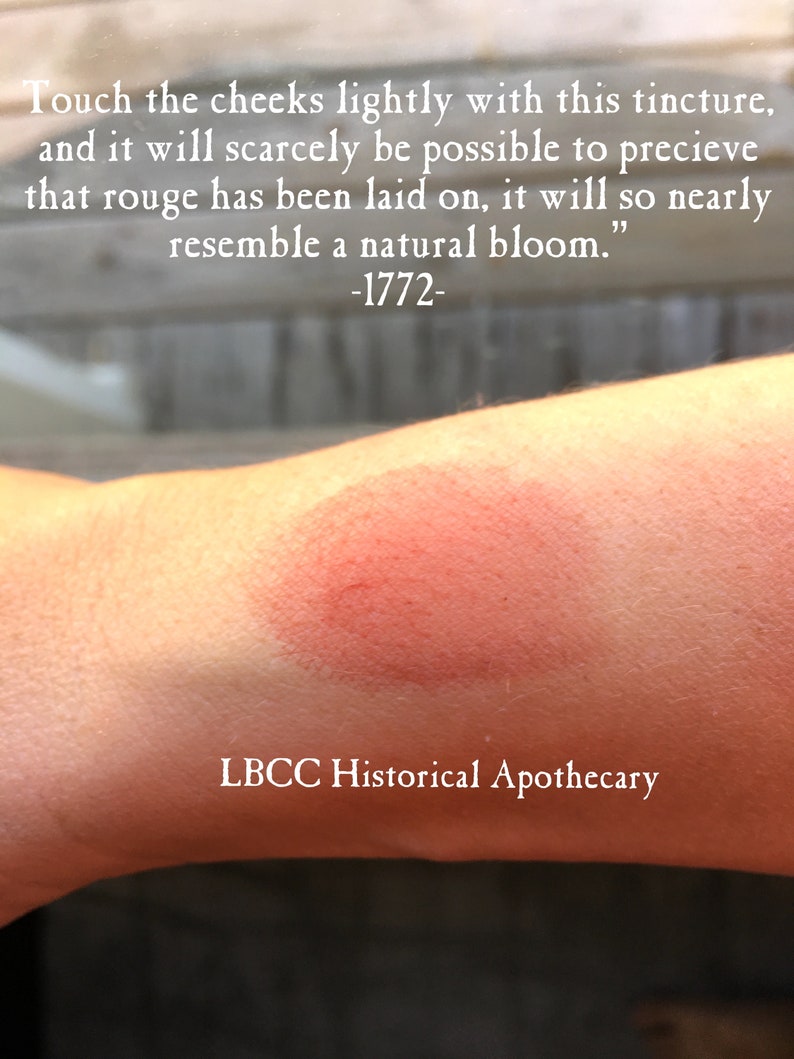 VEGAN Liquid Rouge - A Rouge That Exactly Imitates Nature - 1772 Natural Lip Cheek Color Historical 18th Century Makeup Natural