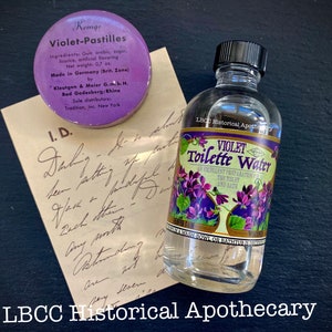 VEGAN Violet Water ~ 1893-1927 Edwardian Violet Perfume ~ Downton Abbey Scent ~ Flapper Spray ~ Violet Scented Perfume ~ Vintage Scents