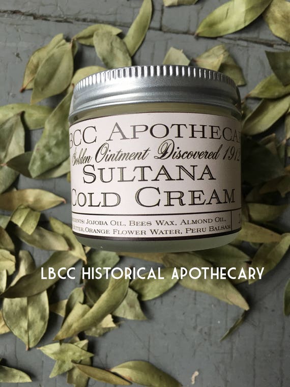 1912 Sultana Cold Cream: Cocoa Butter Body Butter for Sensitive Skin