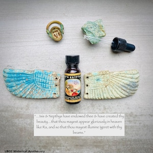 Vegan Golden Egyptian Facial Serum: Goddess Glow, .5oz Amber Bottle