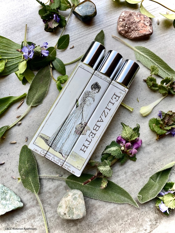 Elizabeth Bennet Vegan Oil Perfume: Jane Austen, Aquarius Zodiac