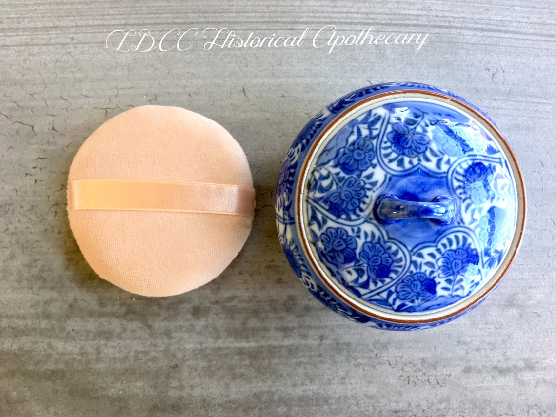 Vintage Powder Puff Powderpuff Facial Puff Vintage Compact Etsy