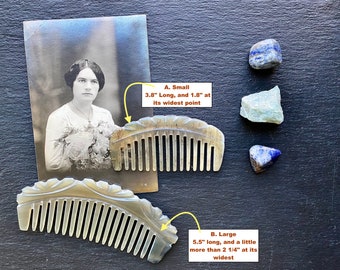 Art Deco Horn Comb ~ Wide Toothed Comb ~ Vintage Vanity ~ 1920's ~ 1930's ~ Vintage Hair Accessory ~ Styling Comb ~ LIMITED EDITION