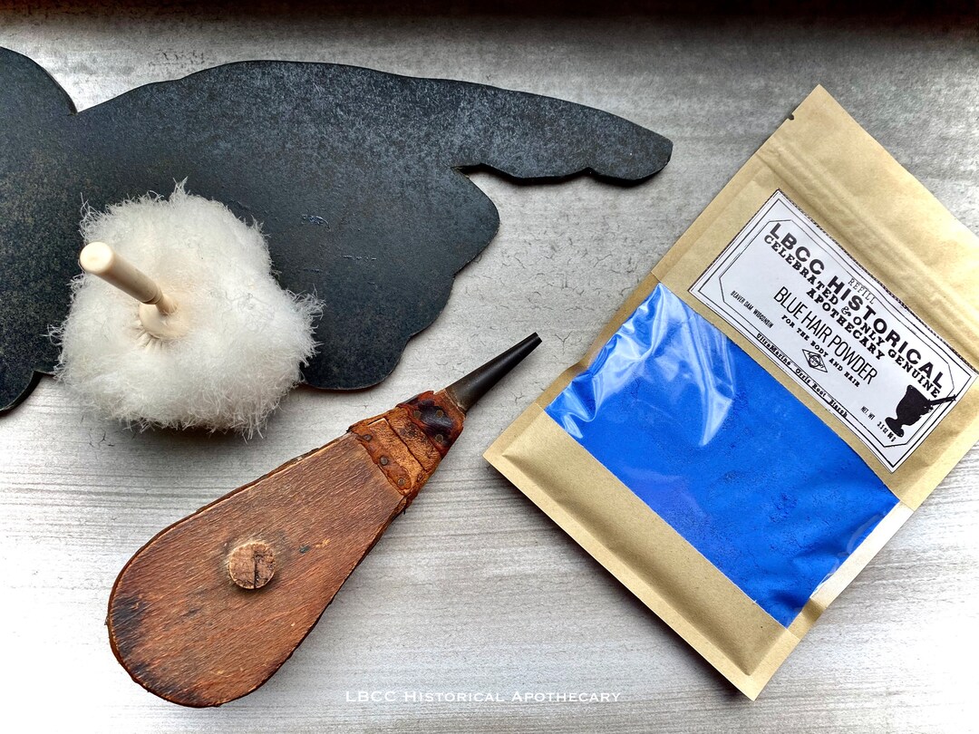 18th Century Blue Hair Powder Charles Fox Washout Hair Color Etsy