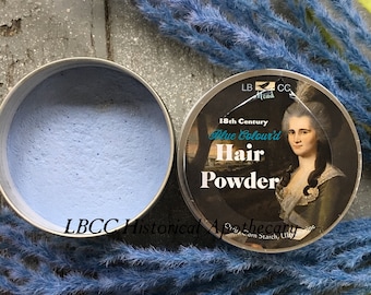 18th Century Blue Hair Powder Charles Fox Washout Hair Color Blue Hair Chalk Natural Hair Chalk  18th Century Colored Powder