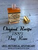 1889 Superior Bay Rum- Original Recipe- Great Gift For Him  Historical Guy Gift 