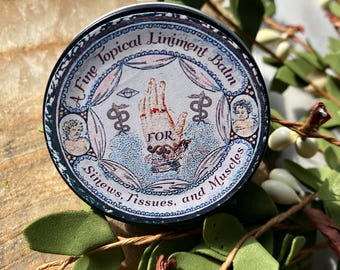 Soul Work- Soothing Muscle Balm: Organic Herbs, Historical Apothecary