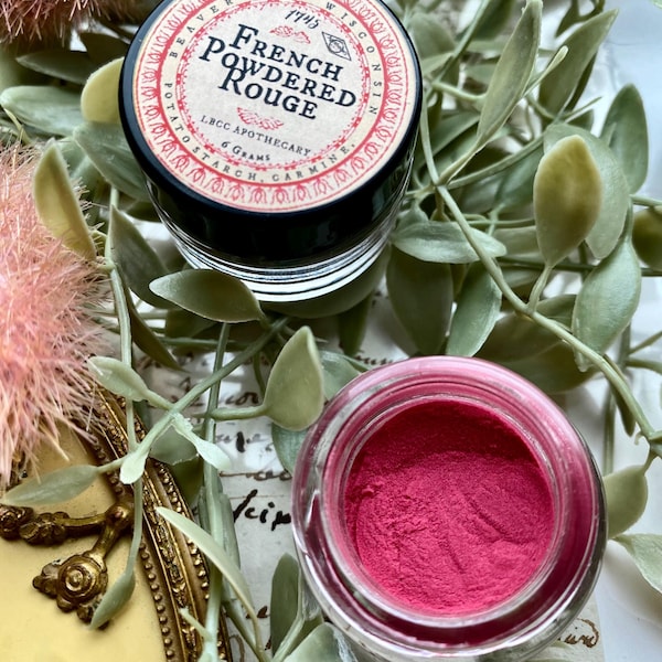 1745 French Powdered Rouge Blush Natural Cheek Color Spring Cheeks