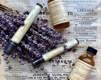 Tónico vegano de vinagre de lavanda: Acondicionador orgánico para piel y cabello grasos