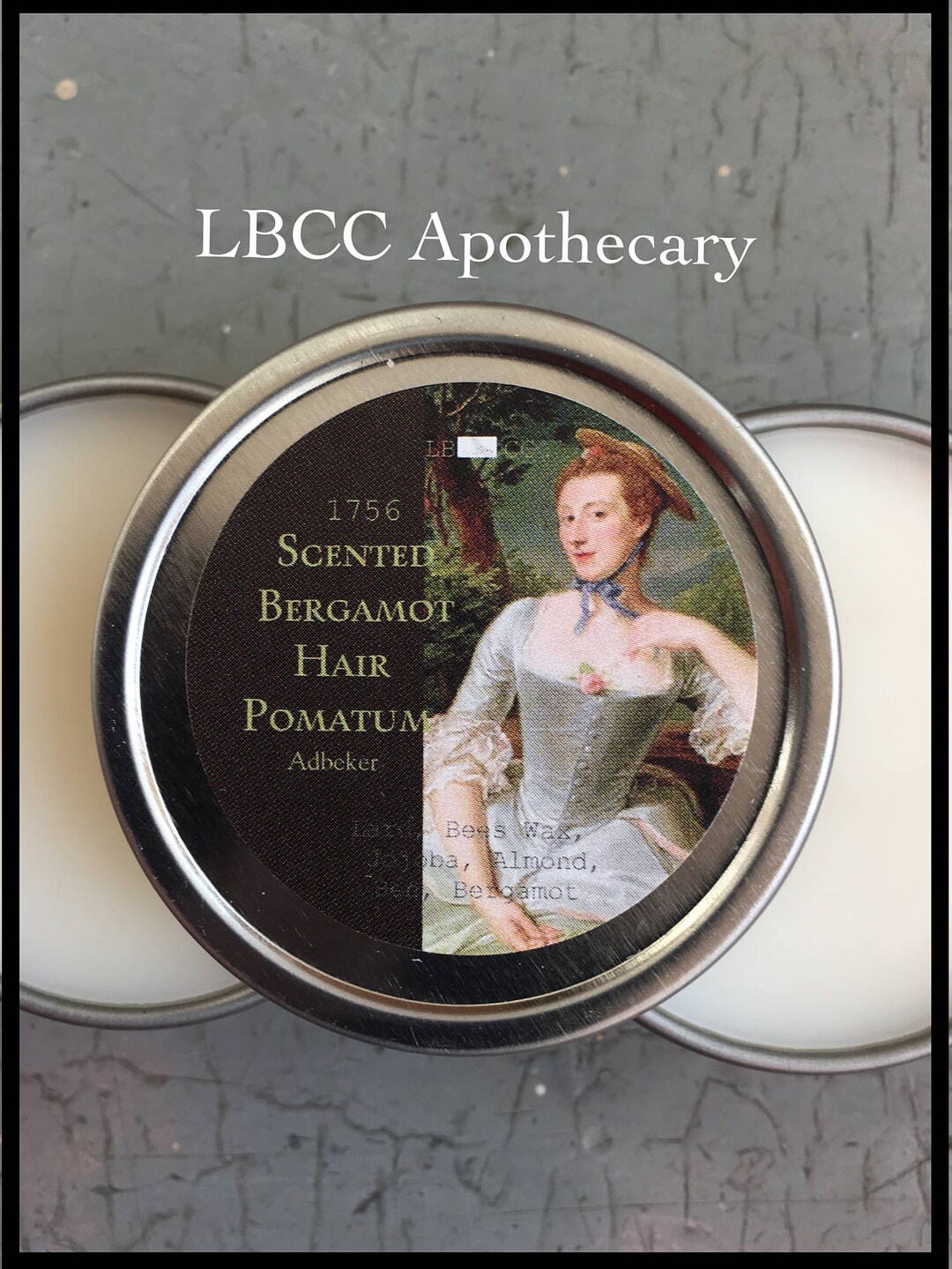BLACK FRIDAY 1756 Pomade 18th Century Bergamot Pomatum Soft - Etsy