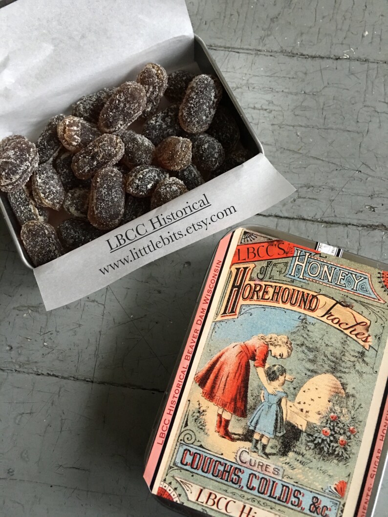 Historical Horehound Lozenges Troches Candies Etsy