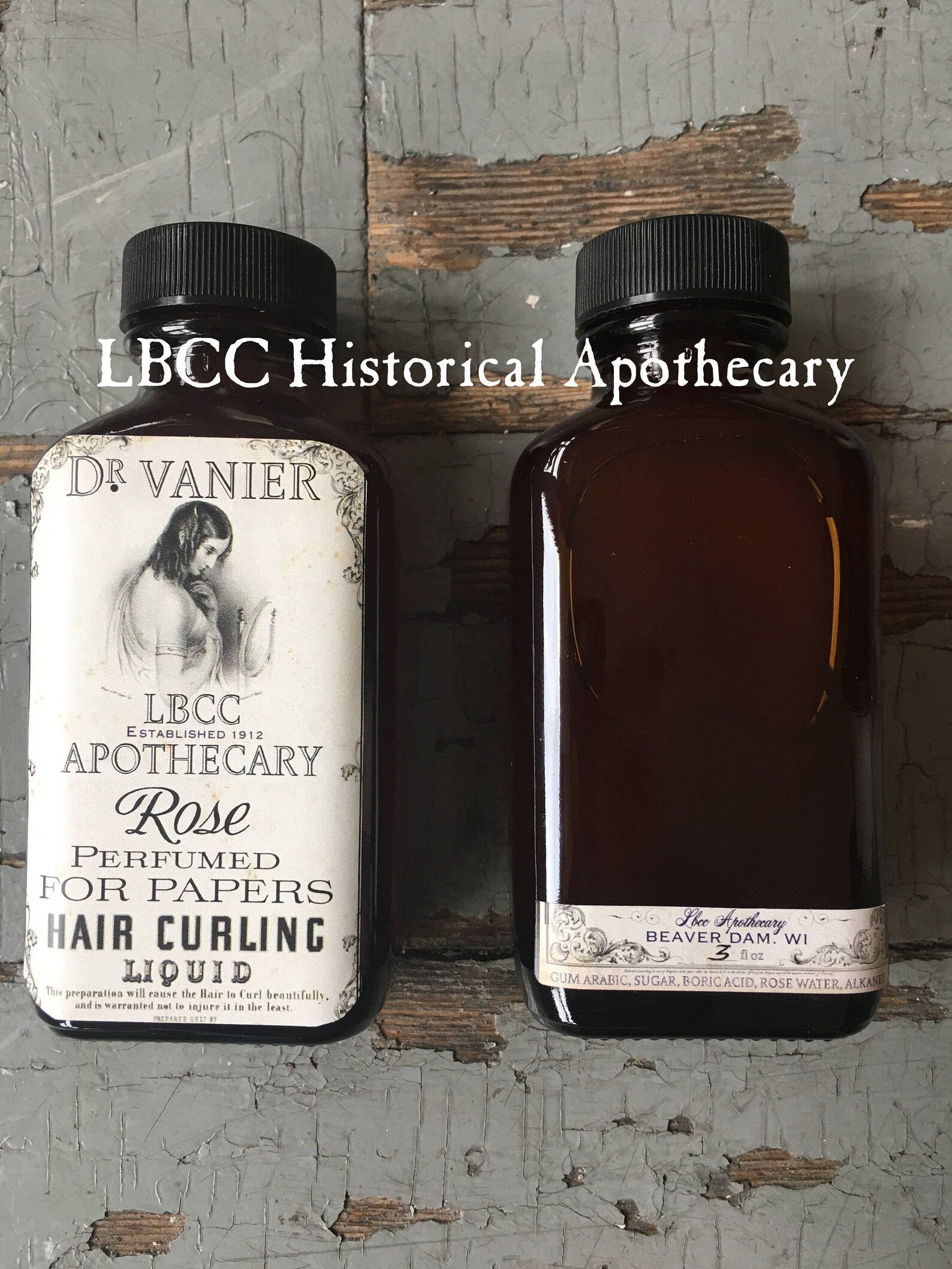 1912 Perfumed Rose Hair Curling Liquid Curl Paper Rag Curl Etsy