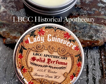 Spring Vegan Solid Perfume: Lady Guinevere, Spicy Clove Scent