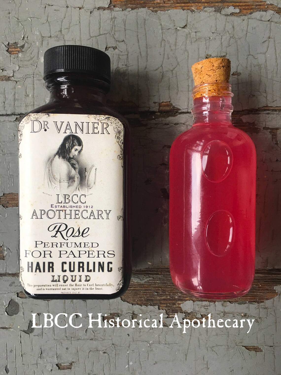 1912 Perfumed Rose Hair Curling Liquid Curl Paper Rag Curl Etsy