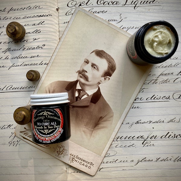 Reçu écossais du début du XVIIIe siècle pour aider Hastings Ointment Outlander Salve Ancient Scottish pour beaucoup de choses