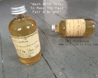 VEGAN 1719 -To Make The Face Fair Skin Break Out Wash Natural Rosemary Face Wash, Old Fashioned Recipe