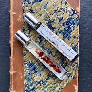 VEGAN Empress Josephine Rose Oil Perfume, Historical Rose Perfume Rose Oil Rose Perfume, Vegan Perfume, Essential Oil Roll On Perfume