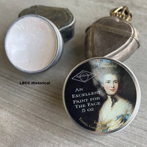 An Excellent Paint for the Face ~ Historical Foundation ~ Natural Primer Natural Foundation ~ Natural Cover Up ~ Vintage Makeup